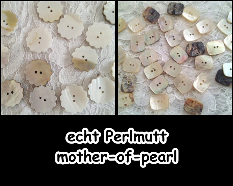 Mother-of-pearl buttons, mother-of-pearl button, mother-of-pearl, button, shell, nature, casual, 5-18205 image 1