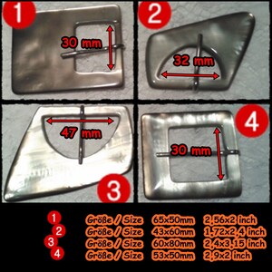 Retro belt clasps, clasp, belt clasp, belt buckle, clasp, clasp, buckle, decorative part, strap, 5-1010 image 2
