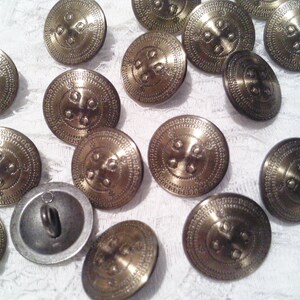 Metal Buttons,Button,Antique,Middle Ages,Reenactment,LARP,Coat of Arms,Knights,Antiquity,Historical,Military,Costume,Uniform,Casual,Sport,Jeans, 5-263 image 3