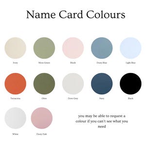 Wedding Menu, Personalised Place Cards, Modern Wedding Food Menu image 2