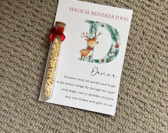 Magical Reindeer Food, Personalised Christmas Eve Box Fillers