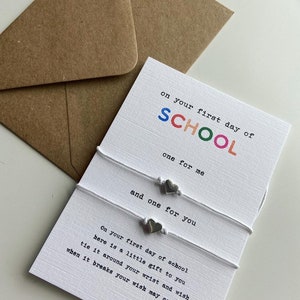 First Day Of School Gift, Wish Bracelet, Back To School Gift, New Class Gift