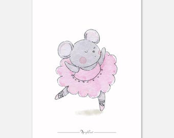 Affiche enfant, Maya la petite danseuse