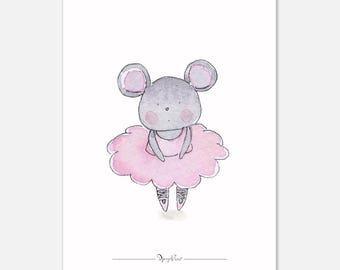 Affiche Enfant, Joy Petite Souris Danseuse