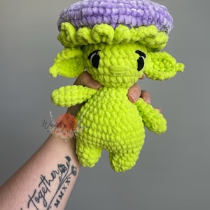 Gavin the Mushroom Goblin PDF | Low Sew Digital Crochet Pattern | Digital Download