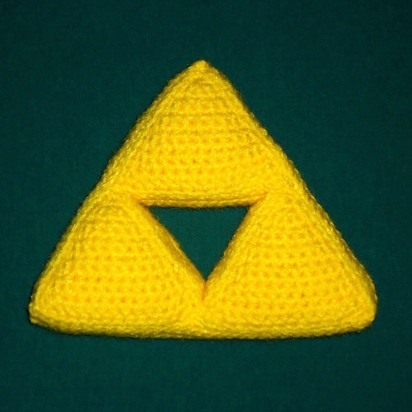 Triforce pattern - crochet toy pattern - triangle crochet small pillow pattern PDF Instant Download
