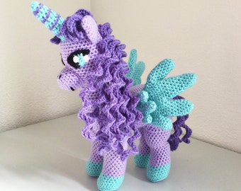 Unicorn Pegasus pattern - crochet winged horse amigurumi pattern Photo Tutorial pdf Digital Download