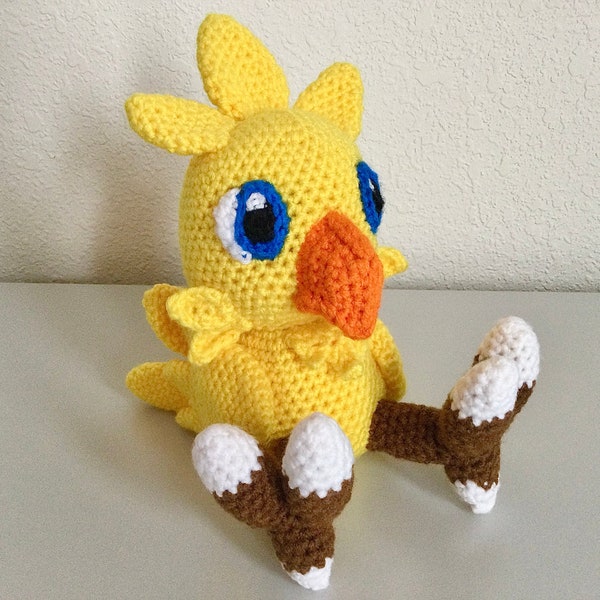 Baby Chocobo Anleitung - Häkelanleitung Huhn Amigurumi Plushie Anleitung Digital Download