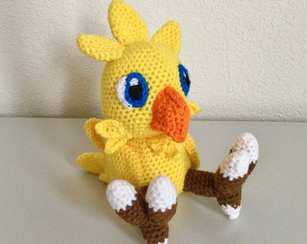 Baby Huhn Häkelanleitung - Choco the Bird Amigurumi Plüschtier Häkelanleitung Fotoanleitung Digitaler Download