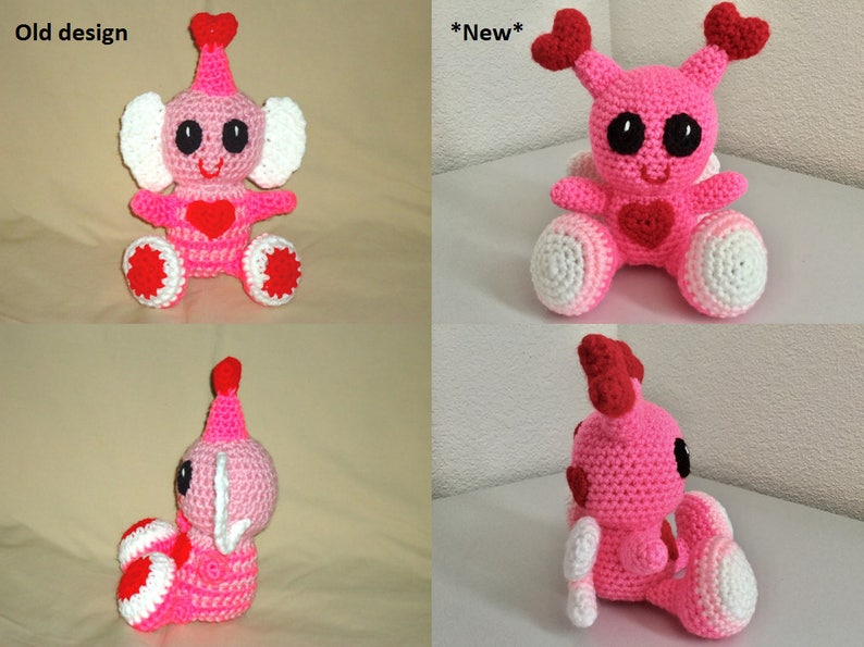Love Bug Amigurumi Pattern Valentine Crochet Pattern With Etsy