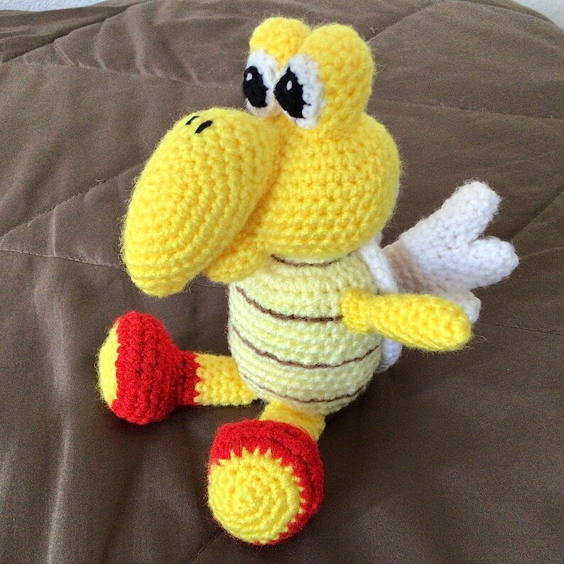 Derpy the Turtle Amigurumi Pattern, Crochet Tortoise With Wings, Animal ...