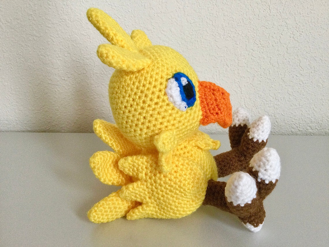 Baby Chocobo pattern crochet chicken amigurumi plushie Etsy