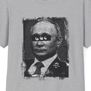 Vlad the Vampire, Putin Dictator Portrait, Controversial Political Statement Tee, Anti-Russia Activist, Protester Apparel, Activism Tshirt