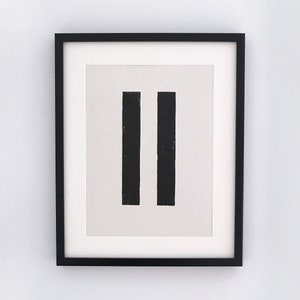 Abstract Woodcut 1 - original woodcut print, abstract art, relief art print