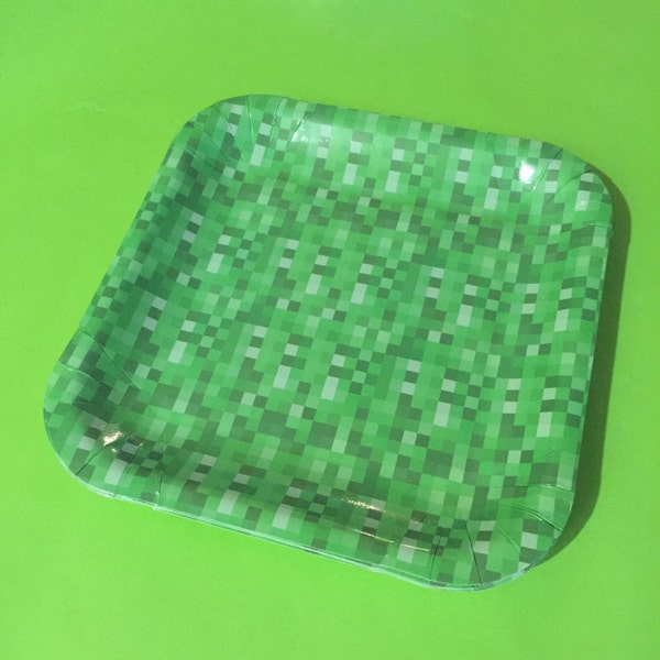 Minecraft Party Plates