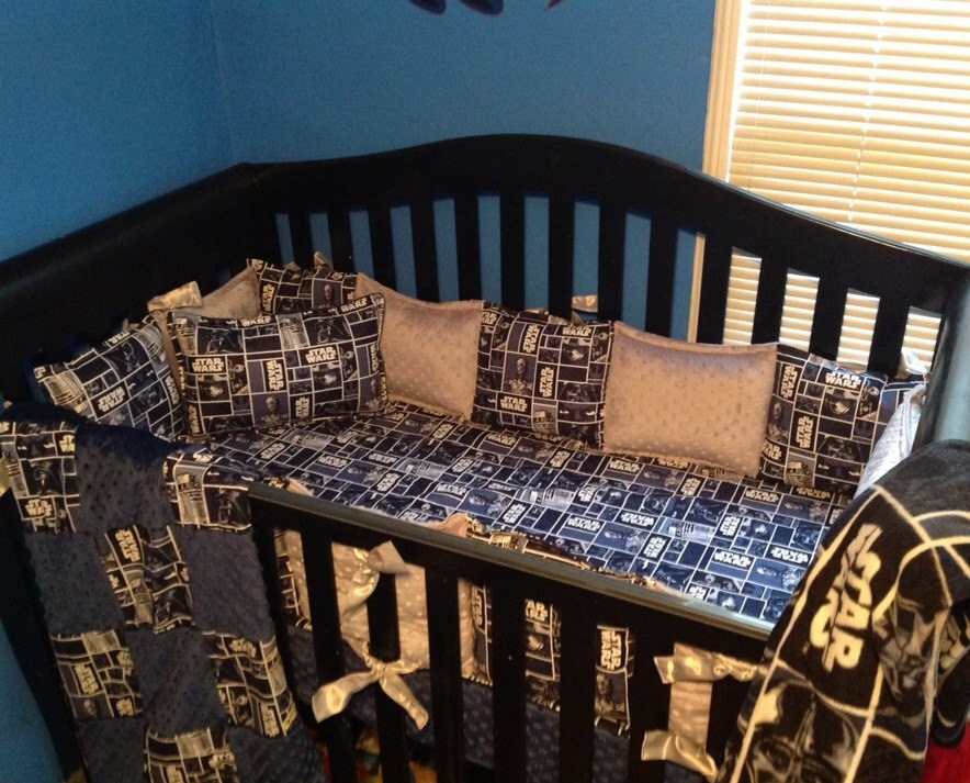 star wars crib sheets