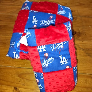 LA Dodgers baby blanket set of 2! Ready to ship
