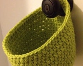 basket, storage, doorknob basket, bucket, door basket, basket, hook basket, nest