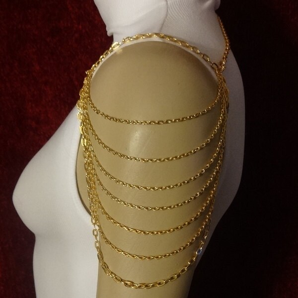 ネックレス・ペンダント Novelty Gold Chain Shoulder Piece Single Shoulder Cascading Shoulder Chain Necklace Available