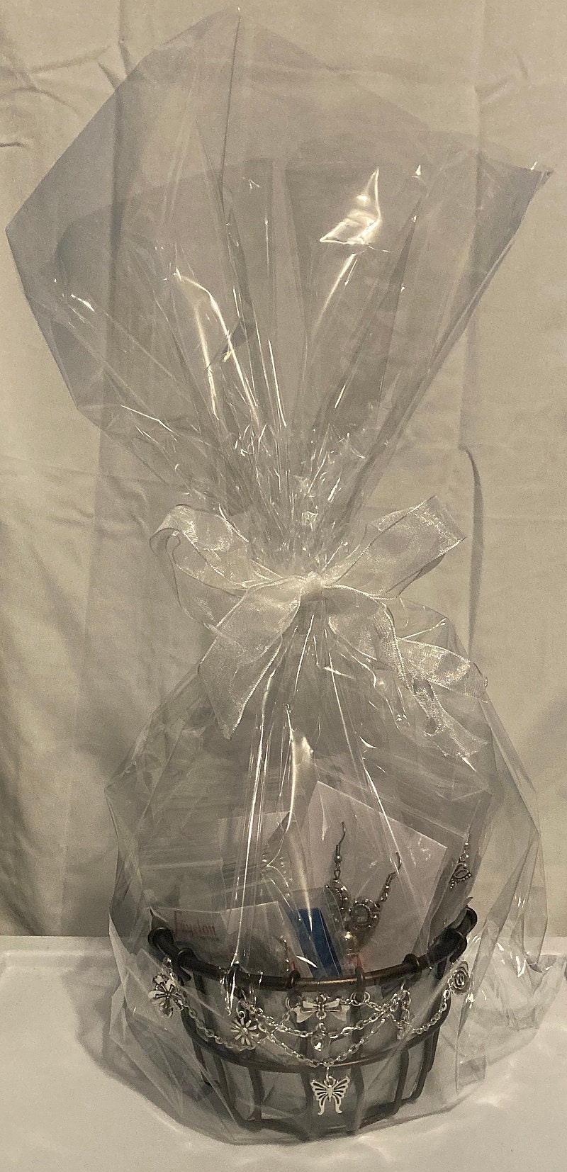 Jewelry Gift Basket Bronze Basket with Hand Embellished Etsy