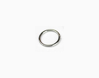 20g Edelstahl in 6mm, 7mm, 8mm oder 10mm Nase oder Ohrbügel Nahtlose Endlos Kontinuierlich