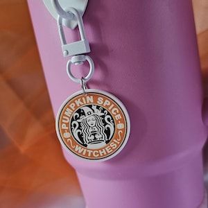 Stanley Cup Halloween Charm with Holder - Yeti Cup Charms - Hydro Flask