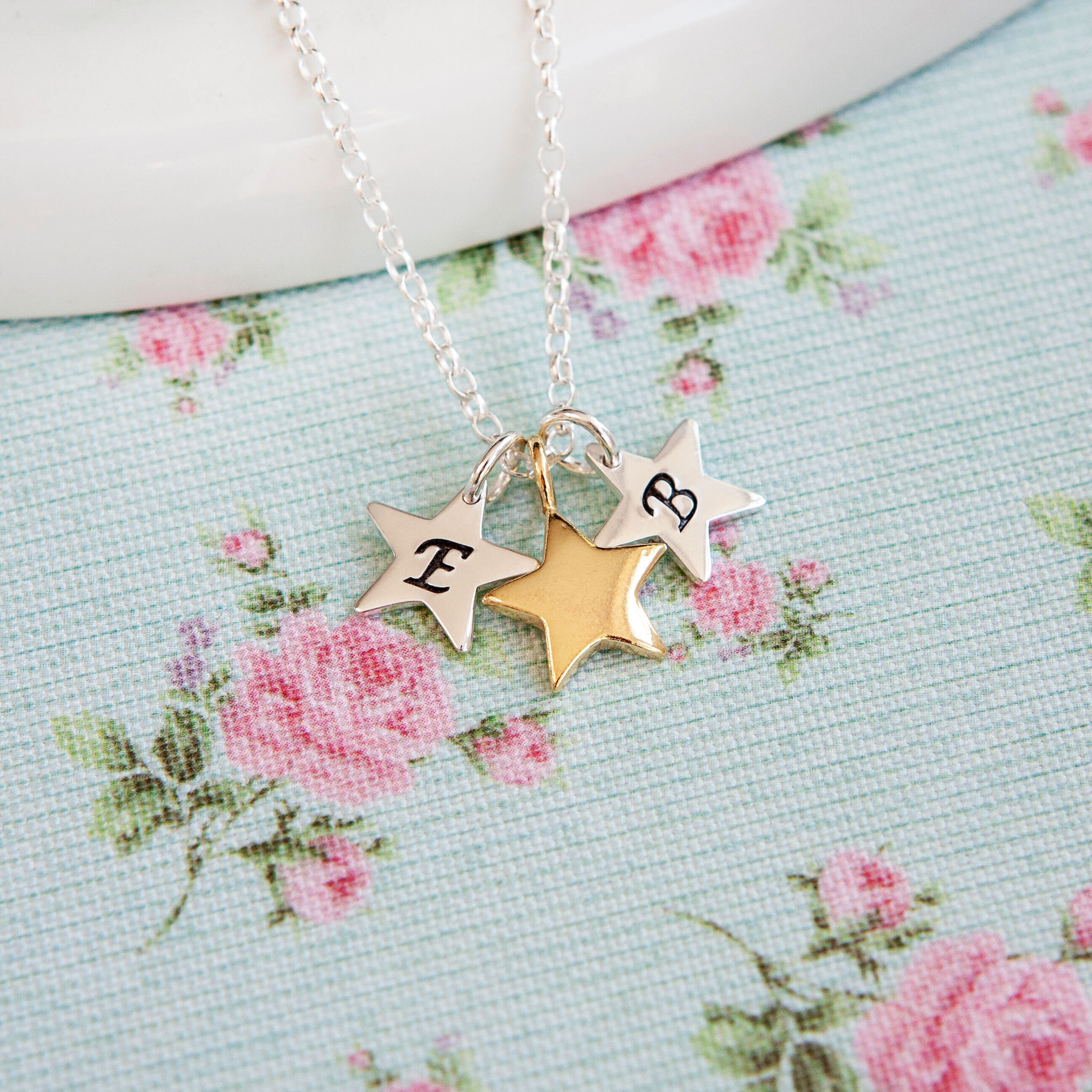 Gold Star Necklace Birthday Gift for 