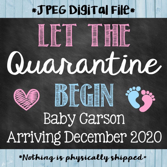 Download Quarantine Announcement Pregnancy Reveal Quarantine Pregnancy Social Distancing Pregnancy Announcement Chalkboard Digital File By Chalkingitupboards Catch My Party