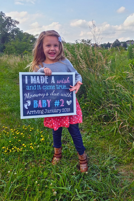 Only Child Announcement // Big Sister Announcement // Big - Etsy