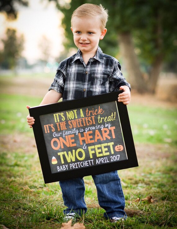 Halloween Pregnancy Announcement Halloween Reveal Halloween Pregnancy Reveal Halloween Sweet Treat Il_570xn