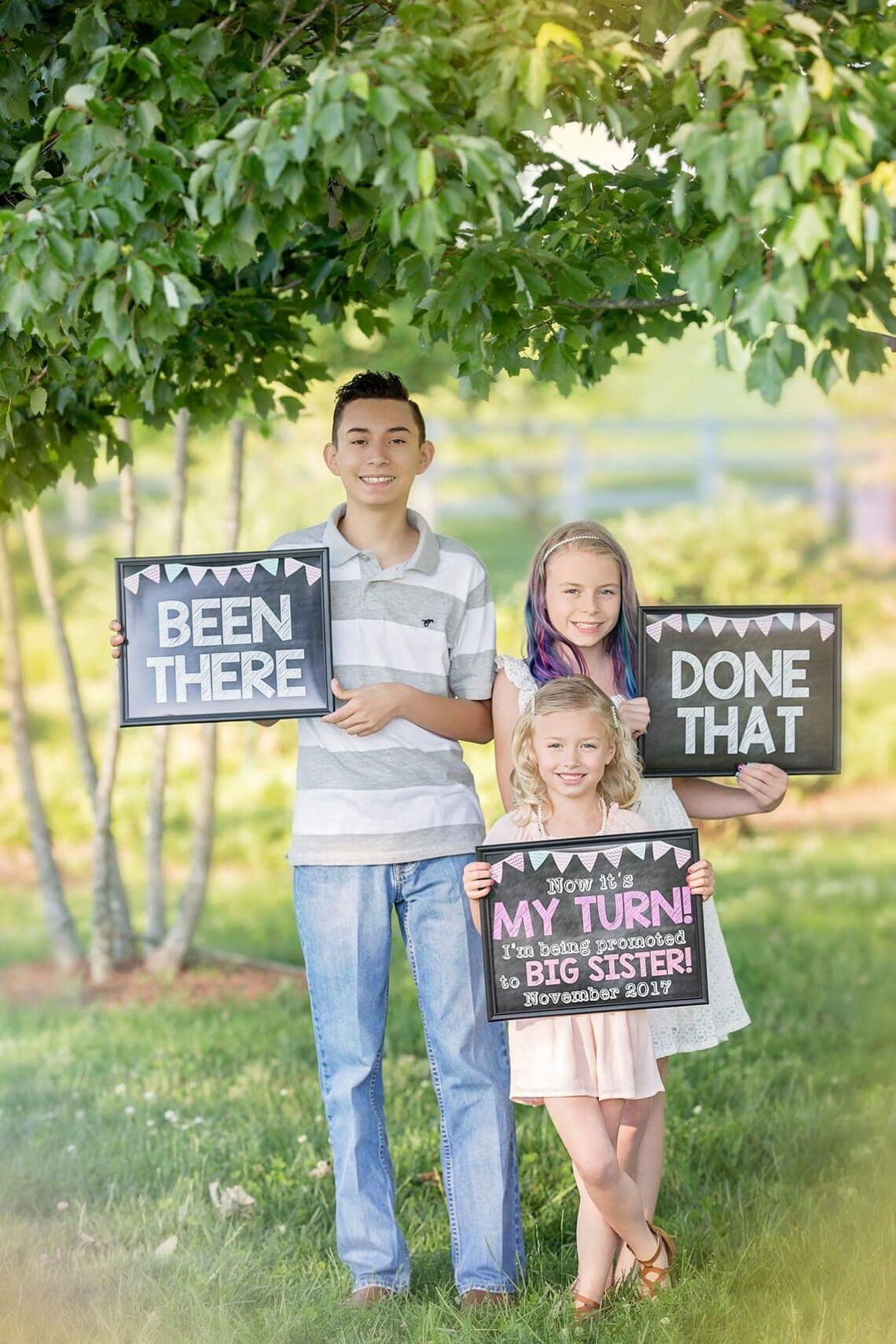 Big Sister Announcement / Pregnancy Announcement / Baby 4 // Etsy