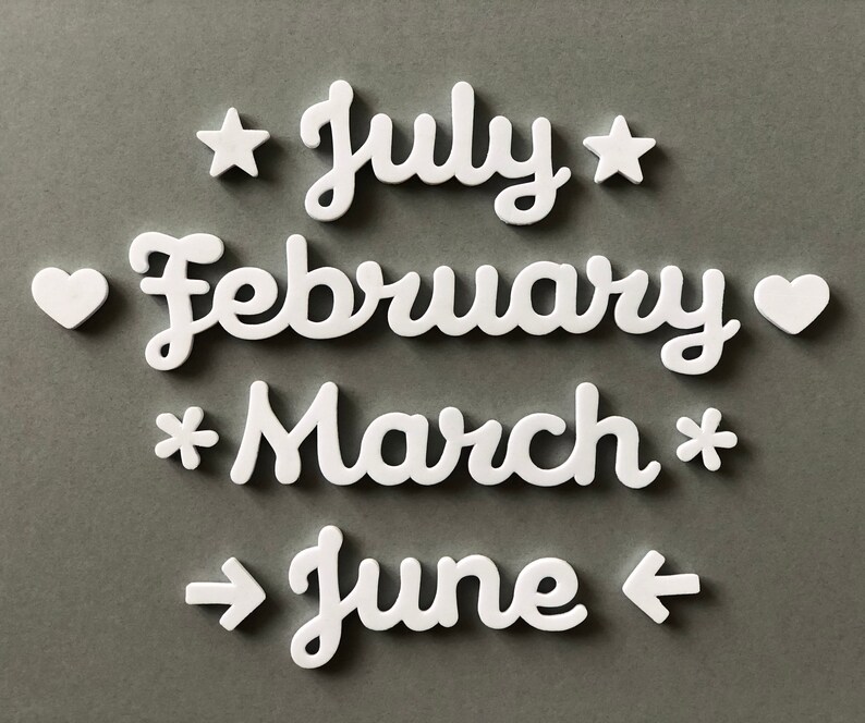 Fridge Calendar Acrylic Fridge Calendar Lucite Calendar Etsy