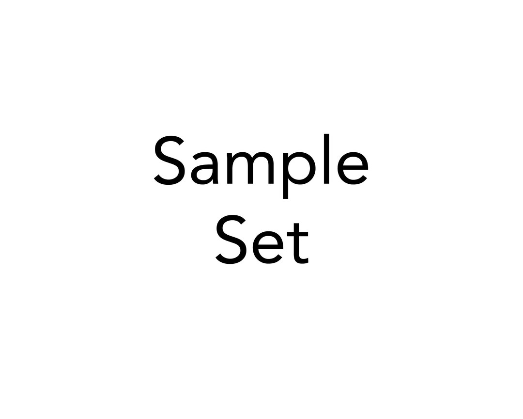 Sample Set - Etsy