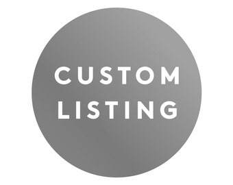 CUSTOM listing for tracking board