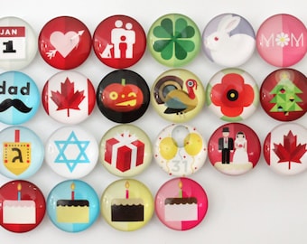 Holiday Canadian Magnets