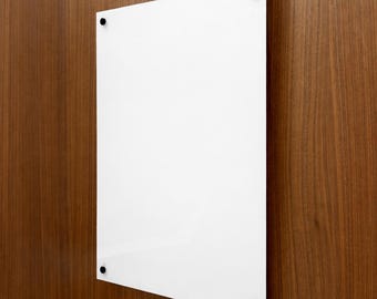 Magnetic Acrylic Memo Board | Premium Lucite Dry Erase Board | Magnetic Whiteboard for Wall | Various Sizes | Dry Erase Memo