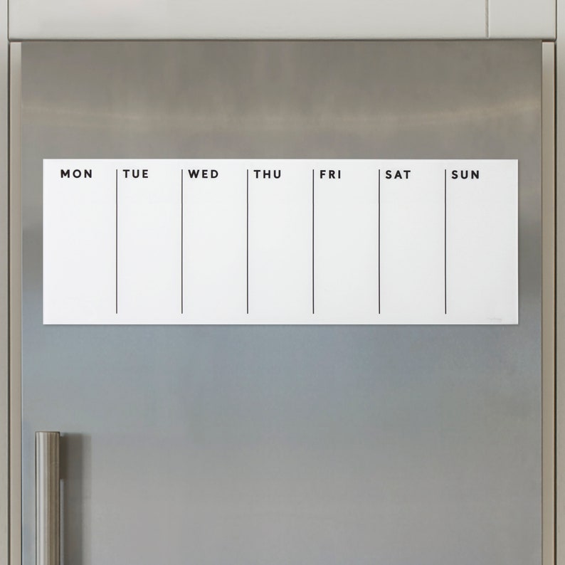 Calendar for Fridge or Wall Acrylic Fridge Etsy