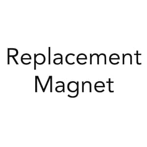 Replacement number magnet