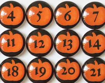 Number Magnets - Halloween!