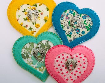 Pocket angel heart or hug, comfort or sympathy letterbox gift, emotional faith support