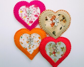 Angel in your pocket, emotional support heart hug, comfort or sympathy letterbox gift