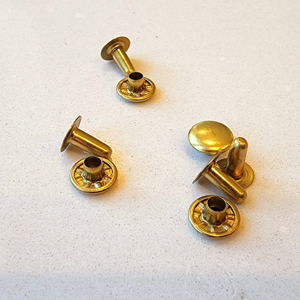 Brass Rivets Set of 4