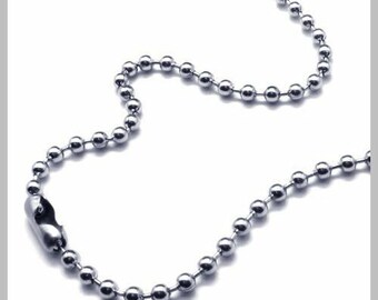 military ball chain necklace