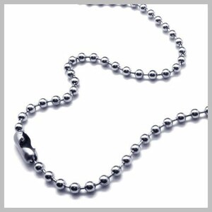 thumbnail image 2 of 300 Pack 4 Inch Nickel Plated Keychain Ball Chains – 2.4mm Bead Silver – Bulk Tags & Craft Chains 2 of 4