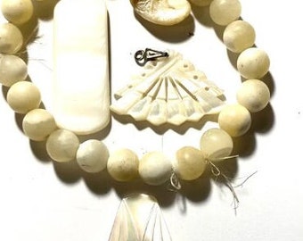 Mother of Pearl lot of loose beads