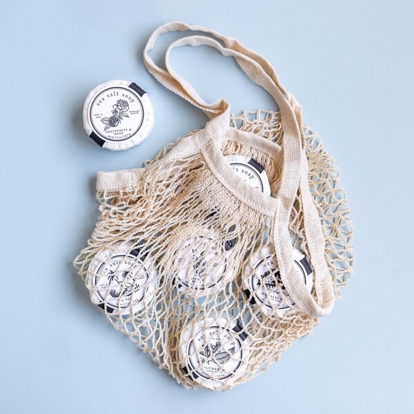 HANALEI MARKET SPECIAL  Sea Salt Soaps - buy 5 get 1 free! (bag not included)