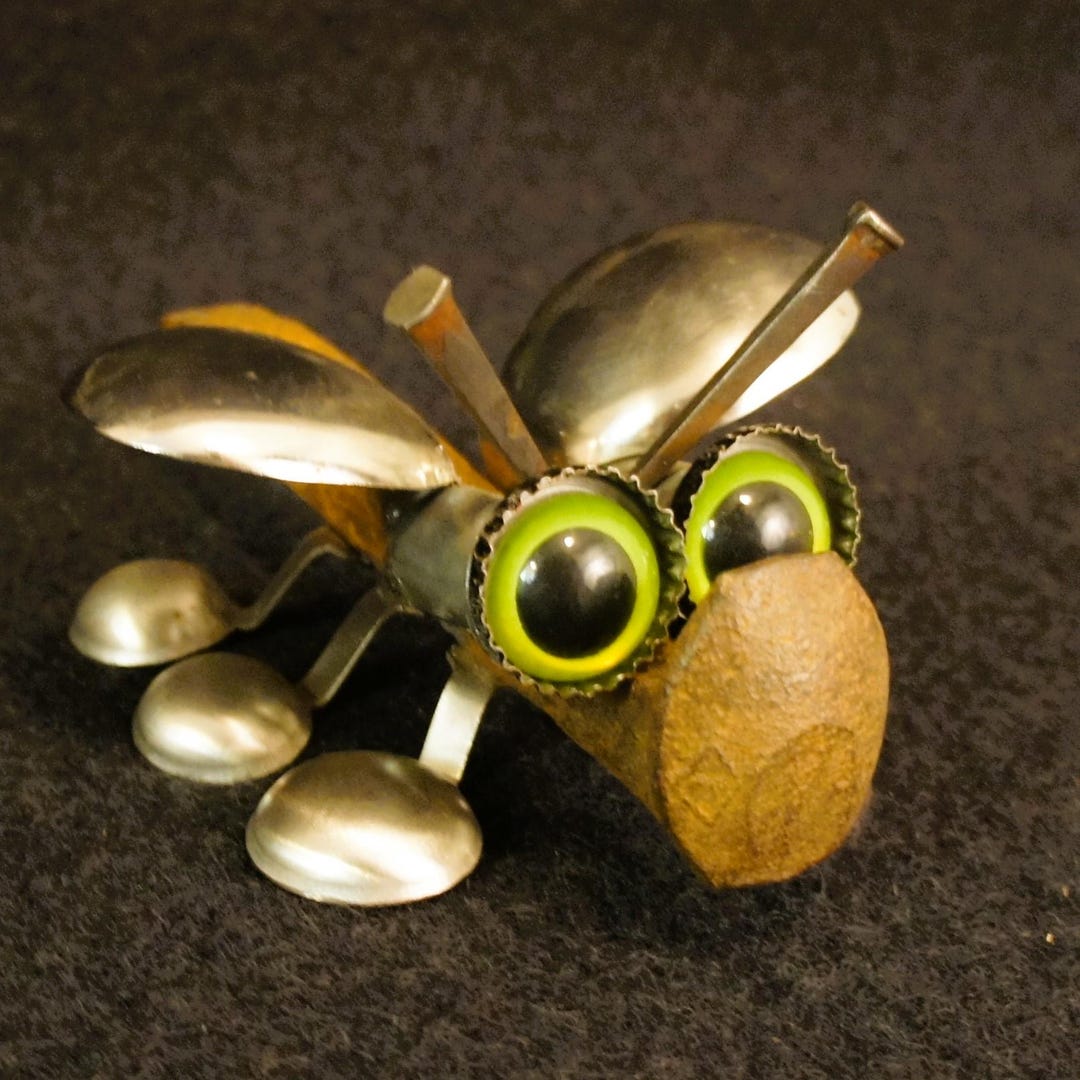 Found Object Insect Project Marsh Rider - Found Object Insect - Etsy