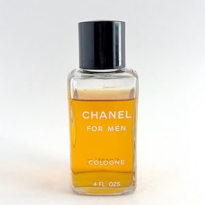 CHANEL For MEN COLOGNE, Vintage 4 Ounce Bottle, 80% Full, Classic Fragrance 1960s, Gifts for Guys