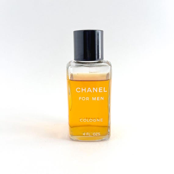 CHANEL for MEN COLOGNE, Vintage 4 Ounce Bottle, 80% Full, Classic