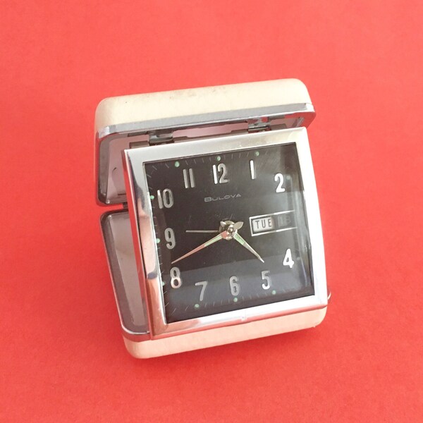 Vintage Travel Clock Etsy